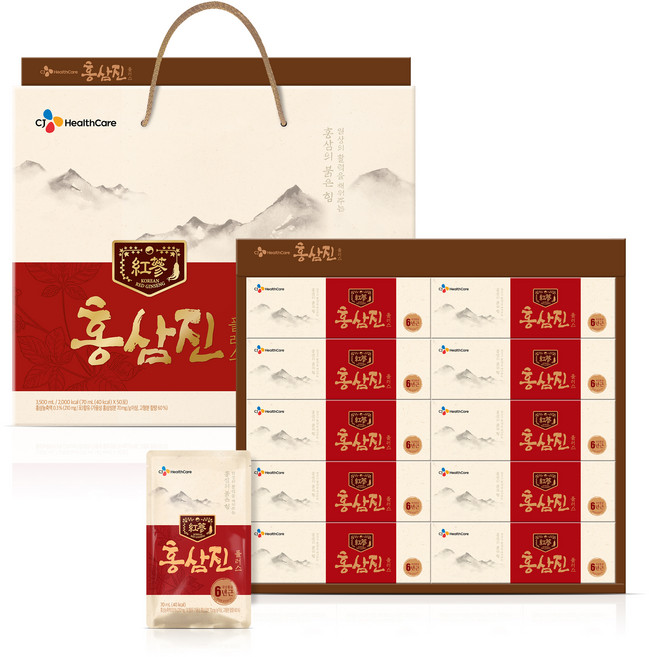 이노엔 홍삼진 플러스, 70ml, 50개