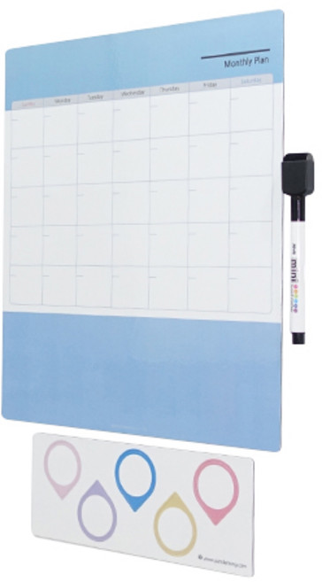 판다몽 냉장고 자석 메모보드 타입1 월간플랜 세트