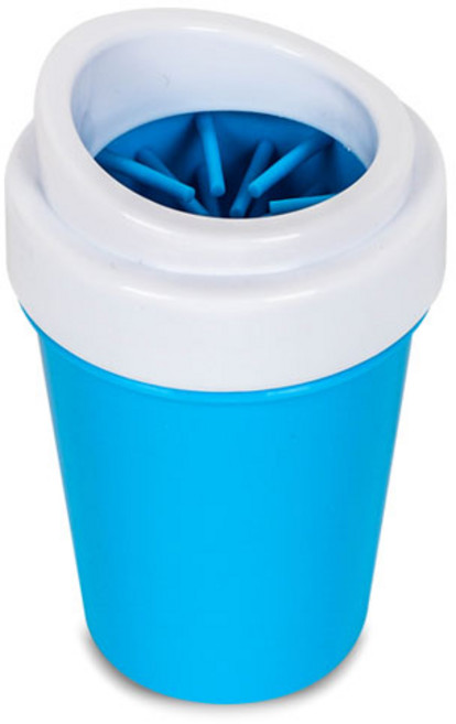 딩동펫 반려동물 실리콘 소프트 발세척기 소형, 블루, 1개