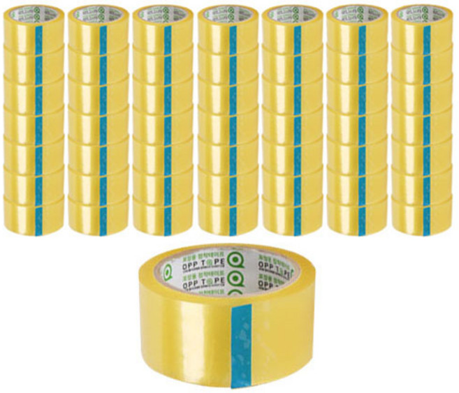선진 경포장 박스테이프 48mm x 50m, 투명, 50개