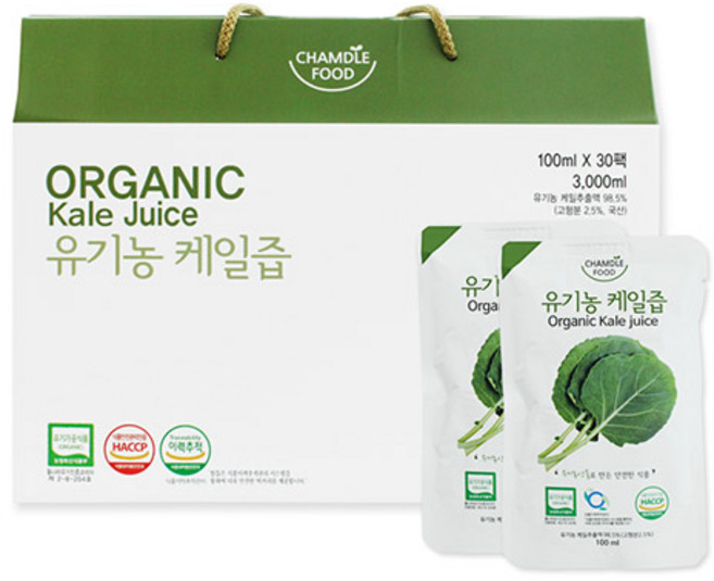 참들식품 유기농 케일즙, 100ml, 60개