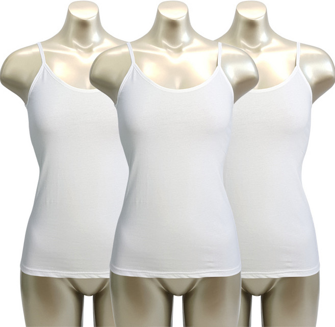 모띠마마 여성용 순면 스판 끈나시 3p