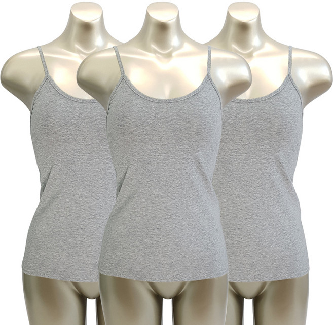 모띠마마 여성용 순면 스판 끈나시 3p