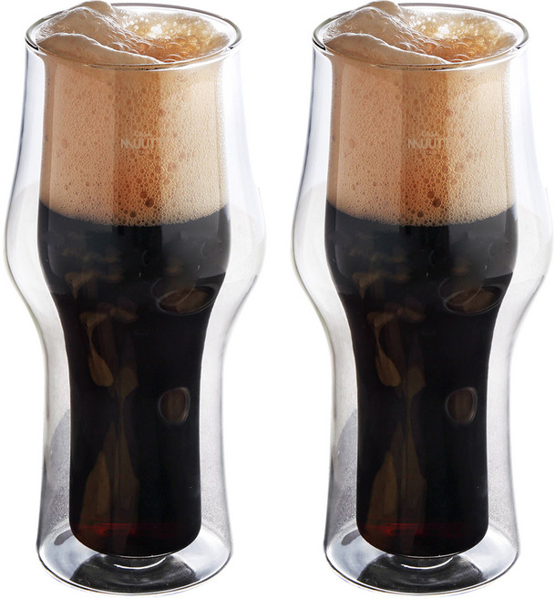 까사무띠 이중 유리컵 젤라또 500ml, 2개