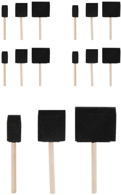 유니아트 도장찍기스펀지, 혼합 색상, 5개