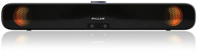 필라 컴소닉 PC스피커 사운드바 LED라이팅, CSB-2807UL, 혼합 색상