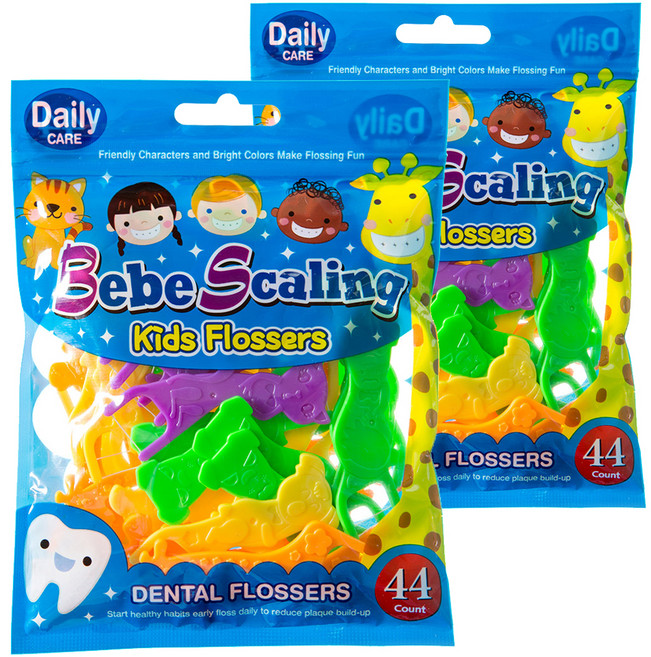 베베스케일링 어린이 치실, 44개입, 2개