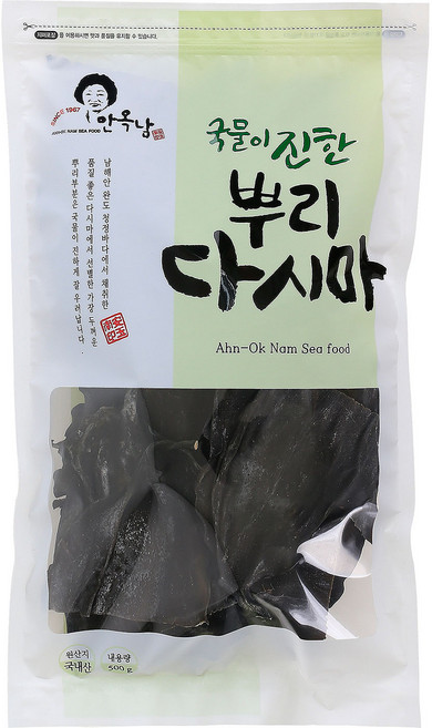 안옥남 뿌리다시마, 500g, 1개