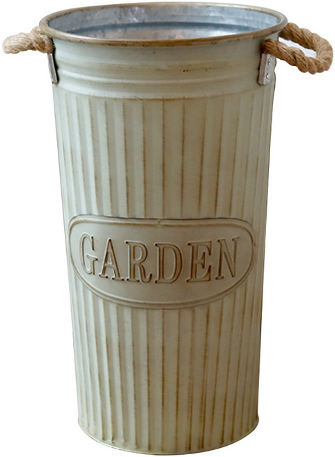 해피월드 빈티지바스켓 대, 그린, 1개