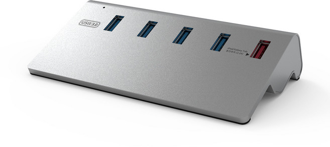 넥스트유 USB3.0 + 퀵차지 5포트 확장 유전원 허브 NEXT 316U3, NEXT-316U3, 혼합색상, 1