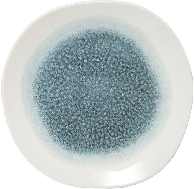 처칠 스튜디오 라쿠 접시, 토파즈블루, 1개