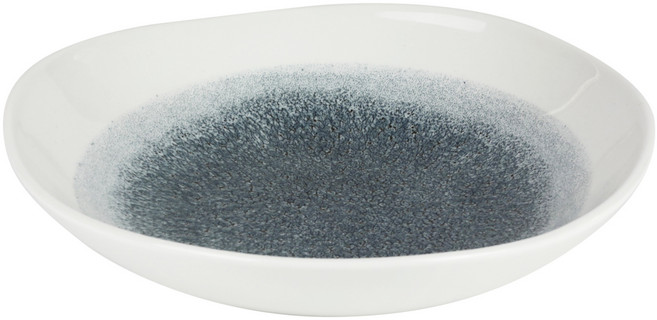 CHURCHiLL Studio Raku陶瓷碗 長25cm*深5cm, 黃玉藍, 1個