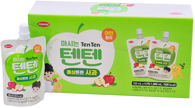 한미 마시는 텐텐 홍삼튼튼사과, 10개