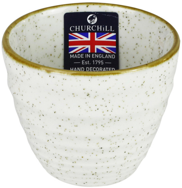 처칠 스톤캐스트 리플머그컵 9.5 x 8 cm 300ml, 발리화이트, 1개