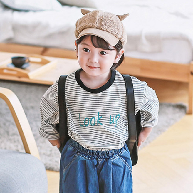 GOING KIDS Look up圖案兒童長袖T恤