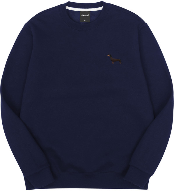 옥스타 스탠드 닥스훈트 특양면 맨투맨