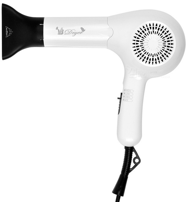 예스뷰티 전문가용 헤어드라이어 화이트 1350W, YB-Dryer