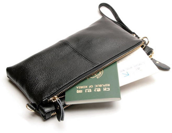 루루백 락스타 소가죽 클러치