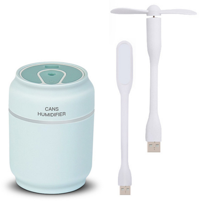 어바인 3NI1 USB 캔 가습기, AR7(민트)