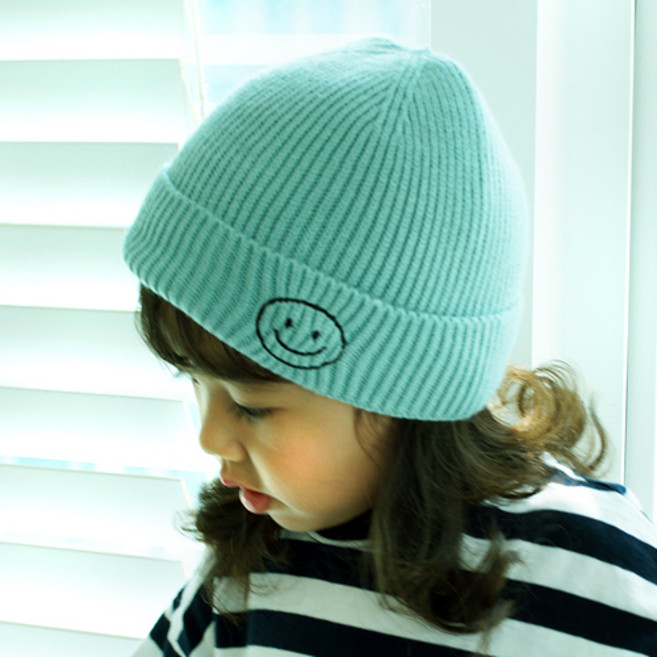 우주아이 아동용 해피스마일 비니