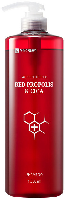 더순수렛츠미 우먼밸런스 레드 프로폴리스 시카 샴푸, 1L, 1개