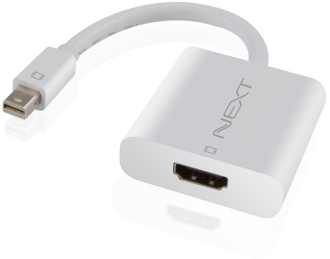넥스트유 링크 Mini DP to HDMI 컨버터 1.1ver FHD 1080p 60Hz, CP-0837, 1개