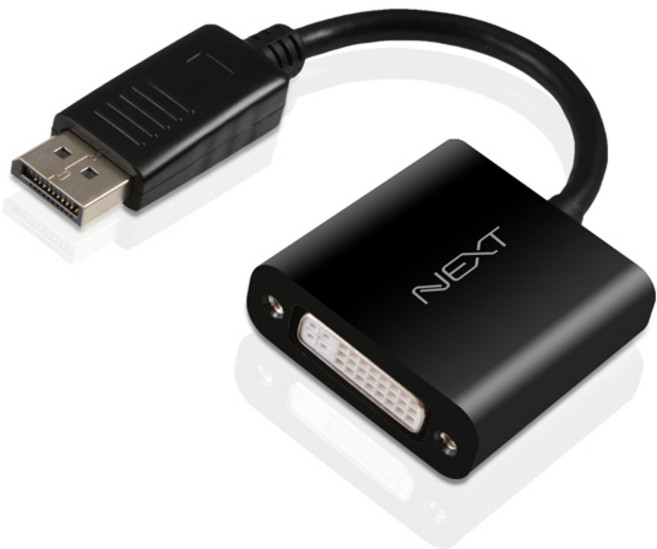 넥스트유 링크 DP to DVI 컨버터 1.1Ver FHD 1080p 60Hz, CP-0835