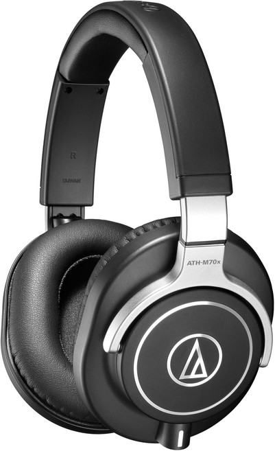 audio-technica 鐵三角 旗艦型號 專業耳罩式 封閉式監聽耳機 ATH-M70x 混合色 多種插頭