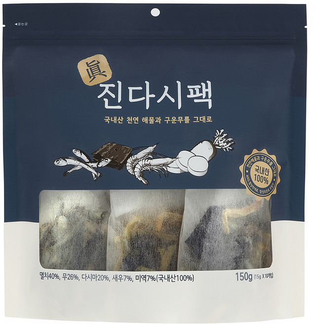 서림식품 진다시팩, 150g, 1개