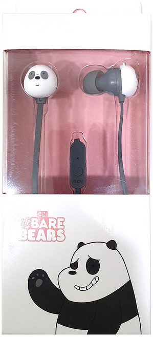 위베어베어스 캐릭터 피규어 이어폰 판다