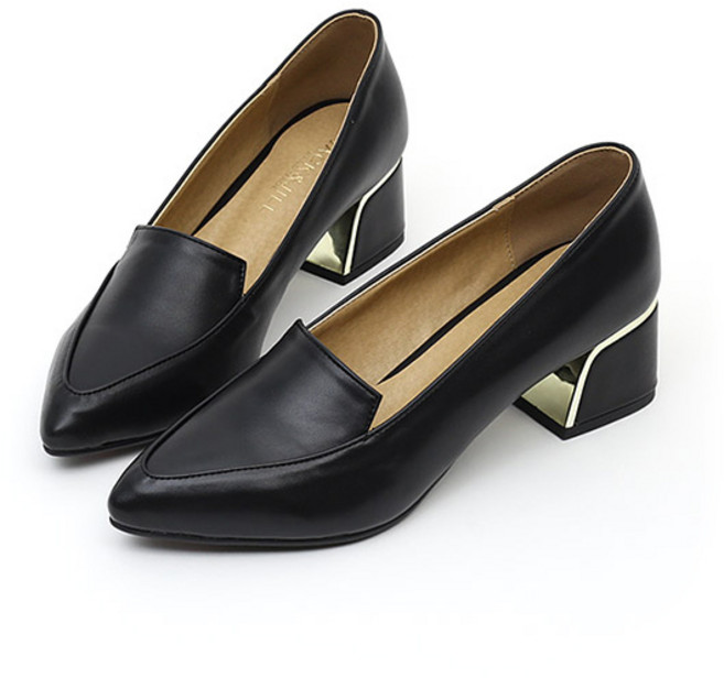 잭앤질 뽀족코 골드힐 5cm JC8510