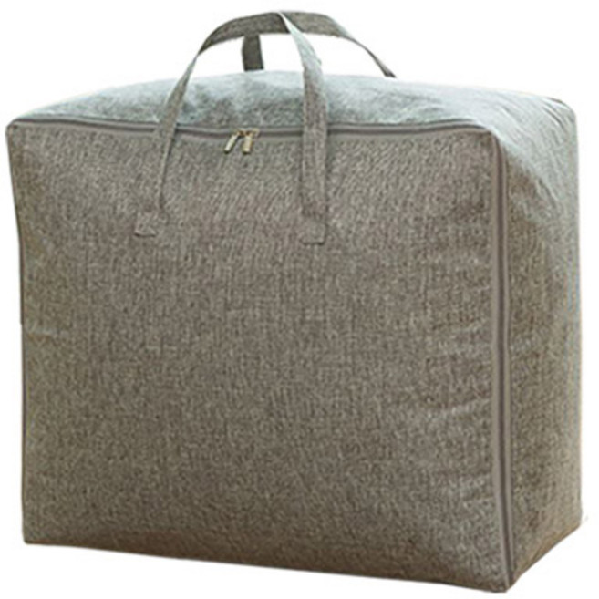 패브릭 이불 정리가방 대형 60 x 45 x 26 cm, 무지그레이, 1개