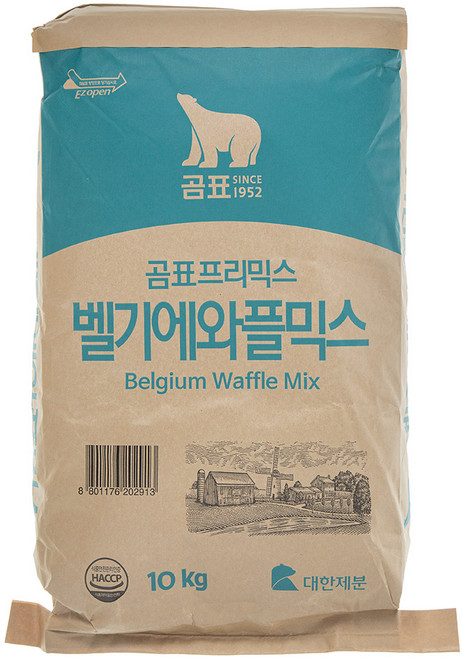 곰표 대한제분 벨기에 와플믹스, 10kg, 1개