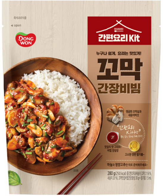 동원 간편요리 KIT 꼬막간장비빔, 280g, 1개