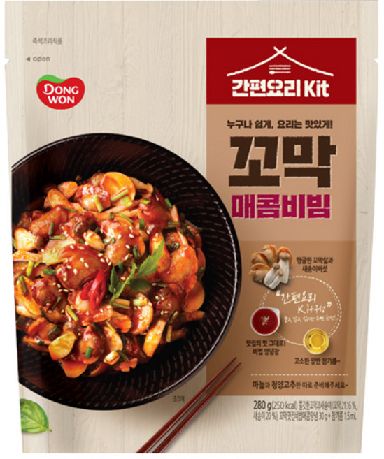 동원 간편요리 KIT 꼬막매콤비빔, 1개, 280g