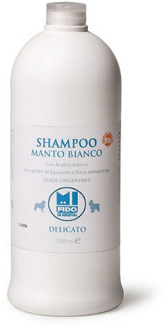 미피도 유기농 하얀털 강아지 샴푸, 1개, 1L