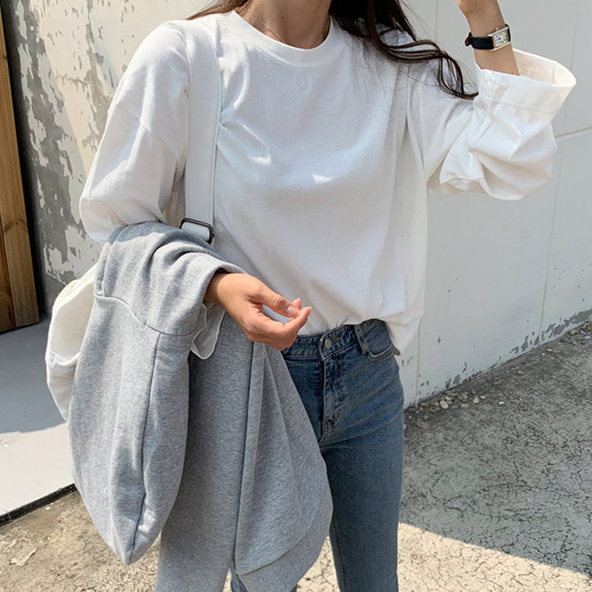 온더리버 여성용 스티치데일리 티셔츠