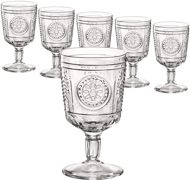 보르미올리 로맨틱 고블렛잔 320ml, 6개