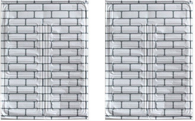 키친구 가스렌지가드 화이트 브릭, 2개