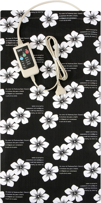 닥터투데이 황토 맥반석 참숯 옥 온열 전기 찜질기 중형, HAJ-300, 블랙