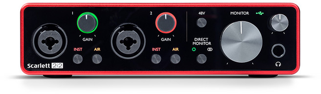 포커스라이트 오디오인터페이스, Scarlett 2i2 3rd Gen, 혼합색상