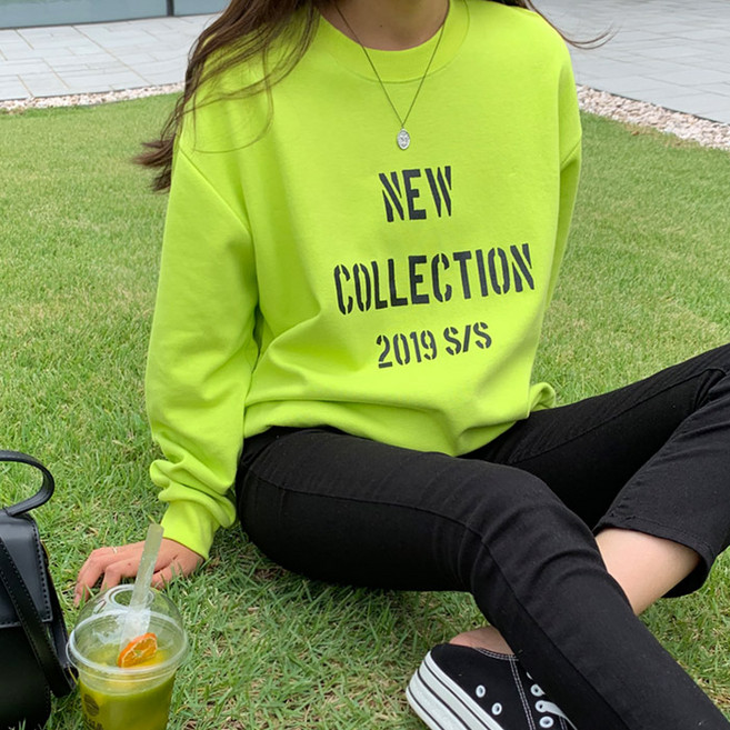 온더리버 뉴컬렉션 레터링 맨투맨