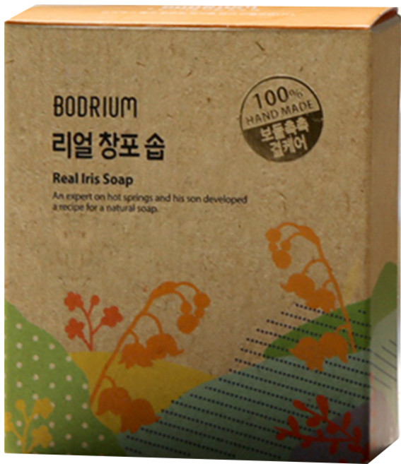 보드리움 리얼 창포 비누, 105g, 1개