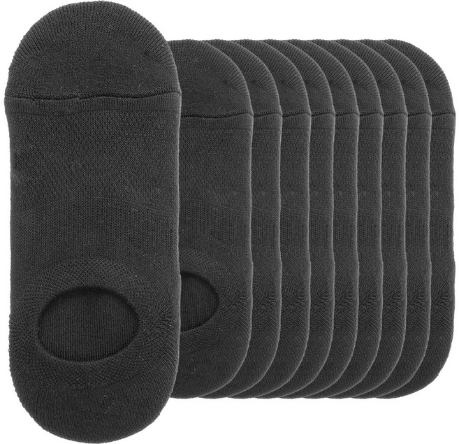 플러스코튼 남성용 스포츠 쿠션 페이크삭스 10p