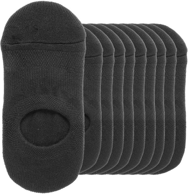 플러스코튼 여성용 쿠션 스포츠 페이크삭스 10p