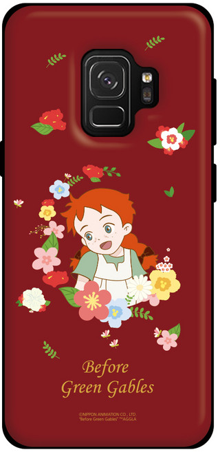 코쿼드 안녕 앤 클래식 플라워 오픈카드 휴대폰 케이스