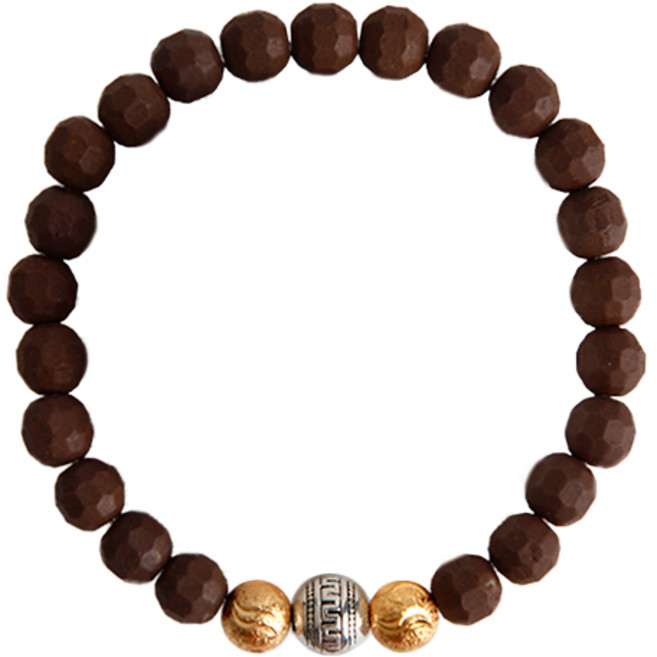 세븐스타 희토류 금볼팔찌 실버 3XL, 1개