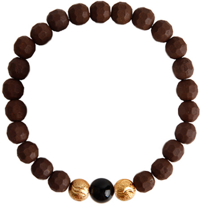 세븐스타 희토류 금볼팔찌 블랙 3XL, 1개