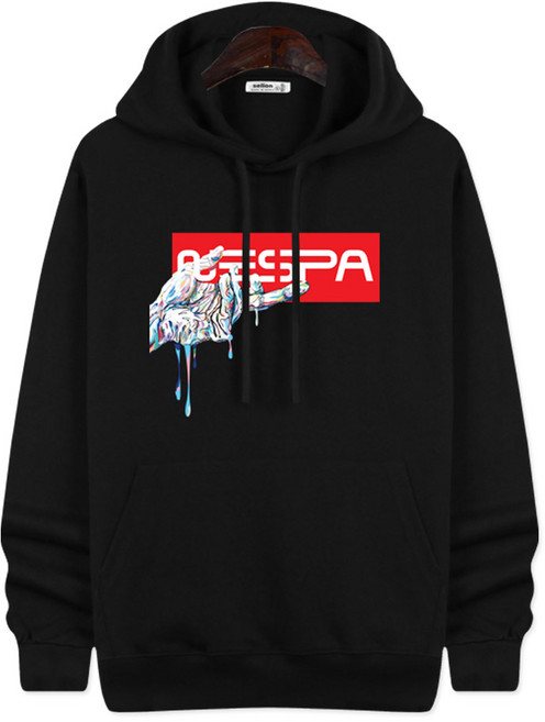 네스파 핸드워팅 긴팔 후드티셔츠 남여공용 빅사이즈 SEI 0093