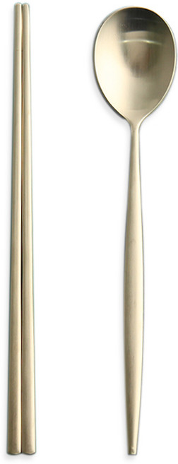 인스푼 보니따 한식수저 세트, 골드, 숟가락 1개 + 젓가락 1개, 1개